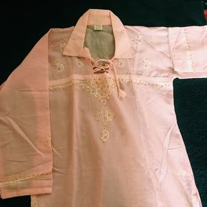 Pink Salwaar Top Only